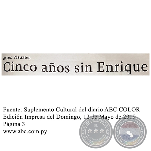 CINCO AOS SIN ENRIQUE - Domingo, 12 de Mayo de 2019